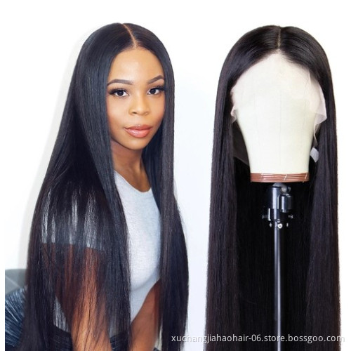 Wig Vendor Transparent swiss lace front  wig Brzalian Human hair Cheap wholesale  loose wave HD lace wig